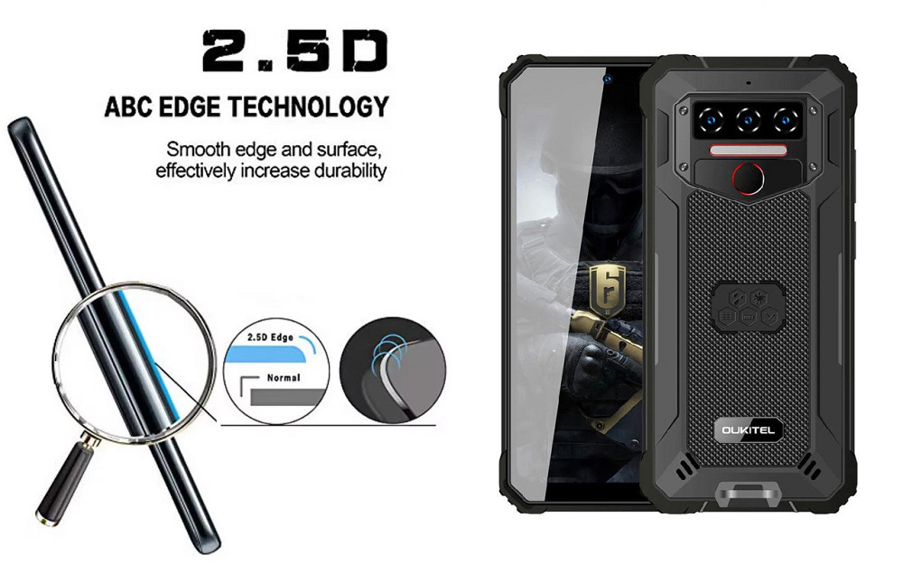 Захисне скло ArmorGlass для Oukitel WP23, WP23 Pro – стійке до подряпин та ударів Київ - фото 2
