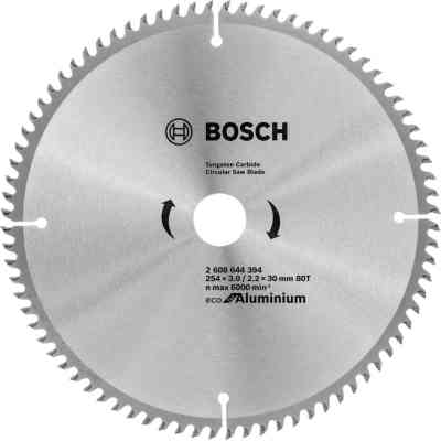 Диск пильный Bosch пильный Eco for Aluminium 254x30-80T (2.608.644.394) Винница