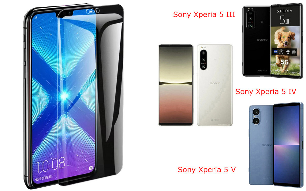 Защитное стекло NeoGlass для Sony Xperia 5 III, Xperia 5 IV, Xperia 5 V – ультрапрозрачное и устойчивое Киев - изображение 2
