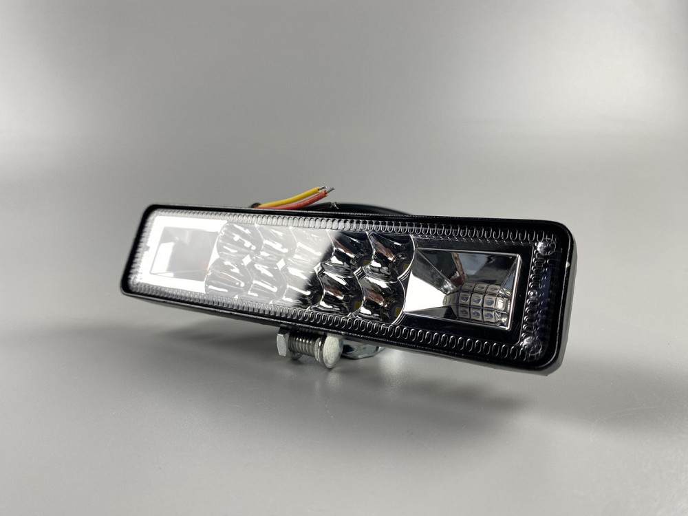 Фара LED прямокутна 18W 6000K (16 діодів) протитуманна багатофункціональне додаткове освітлення Мукачево - фото 5
