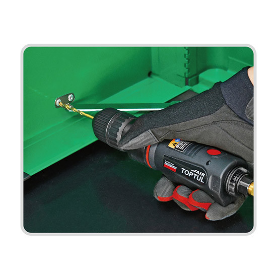 Пневмодриль реверсивний 3/8" (4000б/хв; самозатискний патрон) TOPTUL KAQC1240 Одеса - фото 3