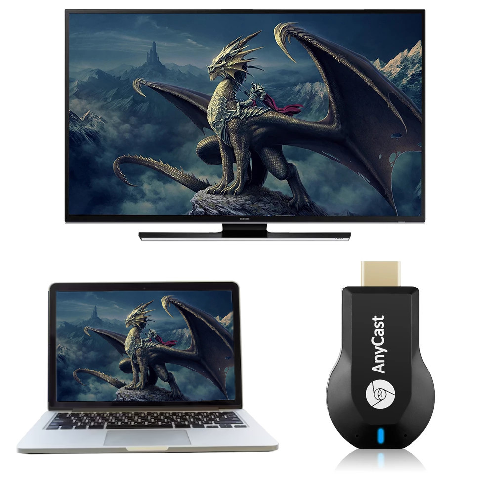 Медіаплеєр для ТВ з HDMI,AnyCast M9 PLUS SBR Київ - фото 2