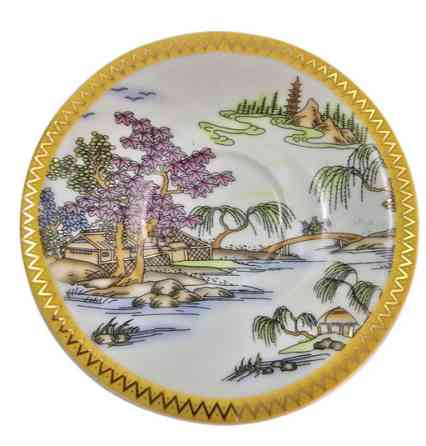 Сервиз чайно-кофейный 6 персон фарфор Пейзаж Киев