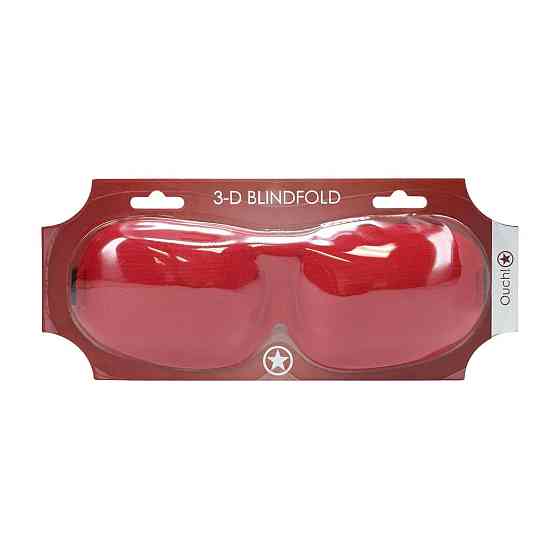 Маска на очі - Ouch! 3D Blindfold Red Sex Aura Київ