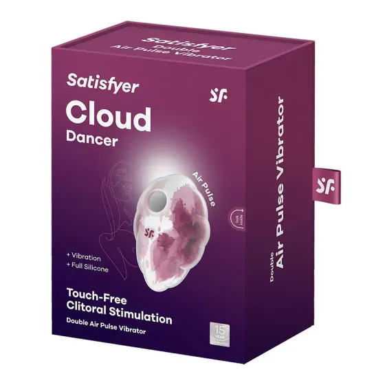Вакуумний вібратор Satisfyer Cloud Dancer (Red) Львів