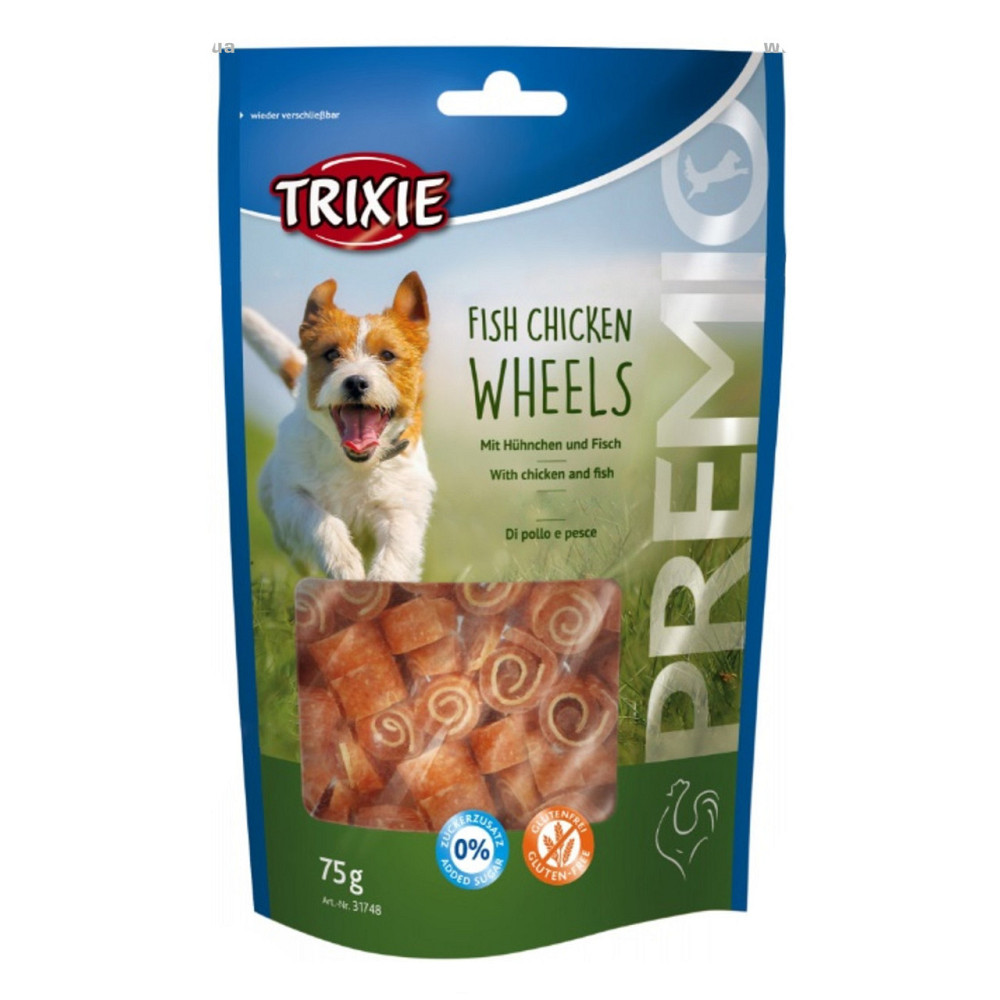 Trixie (TX-31748) Premio Fish Chicken Wheels ласощі для собак рулетики з куркою і рибою 75 г Вінниця - фото 1