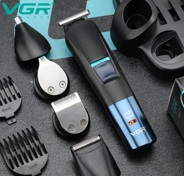 Машинка для стрижки волосся та бороди VGR V-108 Дніпро - фото 4