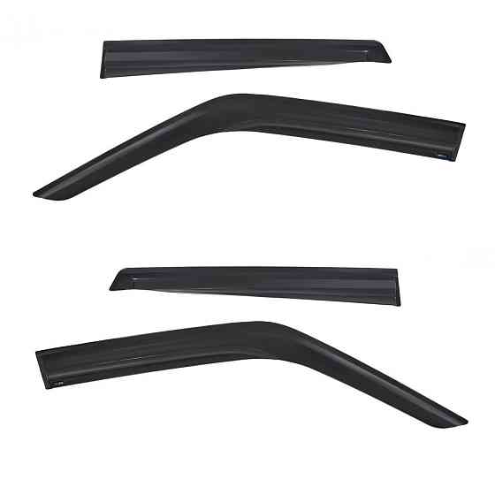 Дефлекторы окон (ветровики) Nissan Juke 2010-2019, 4шт, SunPlex, на скотче Винница