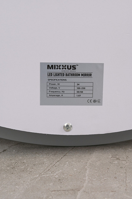 Дзеркало Mixxus PLAIN MC02-60-CASE з LED Touch, Anti-fog, димером, рег. яскравості, годинником  ( MI6661 ) Харьков - изображение 10