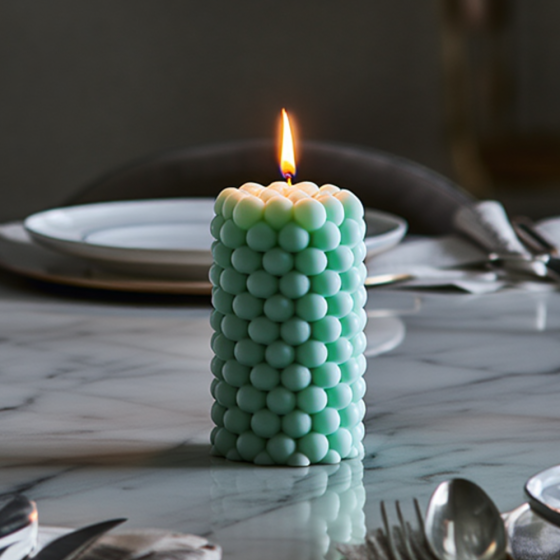 Силиконовая форма для изготовления свечи, молд для изделий из соевого,пчелиного воска и парафина 65 х 65 х 98 мм Кам'янець-Подільський