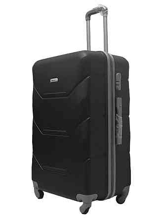 Валіза пластикова MILANO BAG 147 велика 75 см чорна Київ