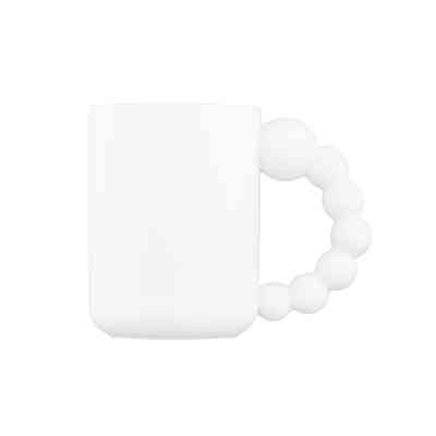 Чашка Ardesto Bubbles, 500мл, порцеляна, білий (AR3495) Вінниця