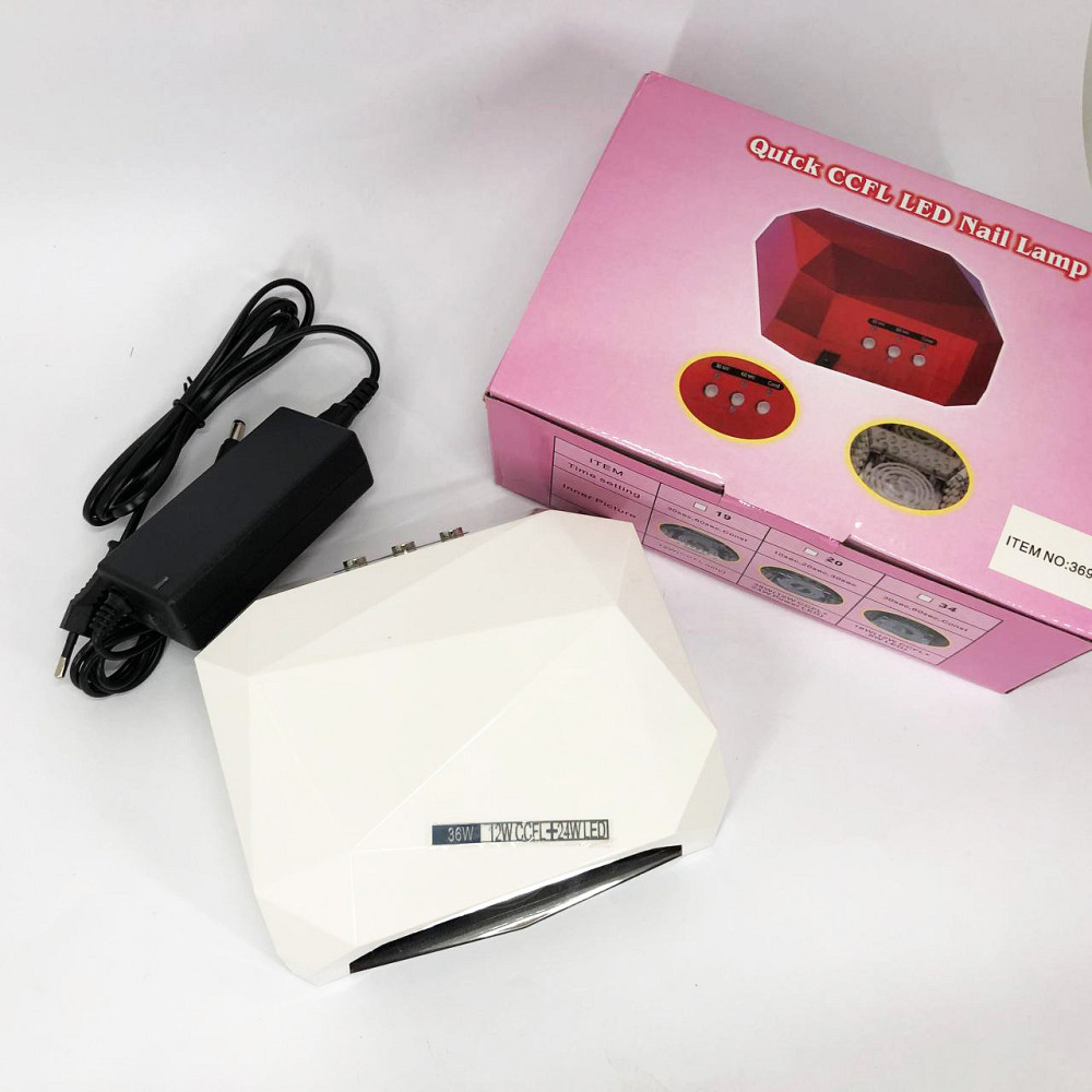 Лед лампа для гель лака UV LAMP CCF+LED, Сушилка обычного ногтей, Профессиональная сушка для гель лака YC-29 Львов - изображение 9