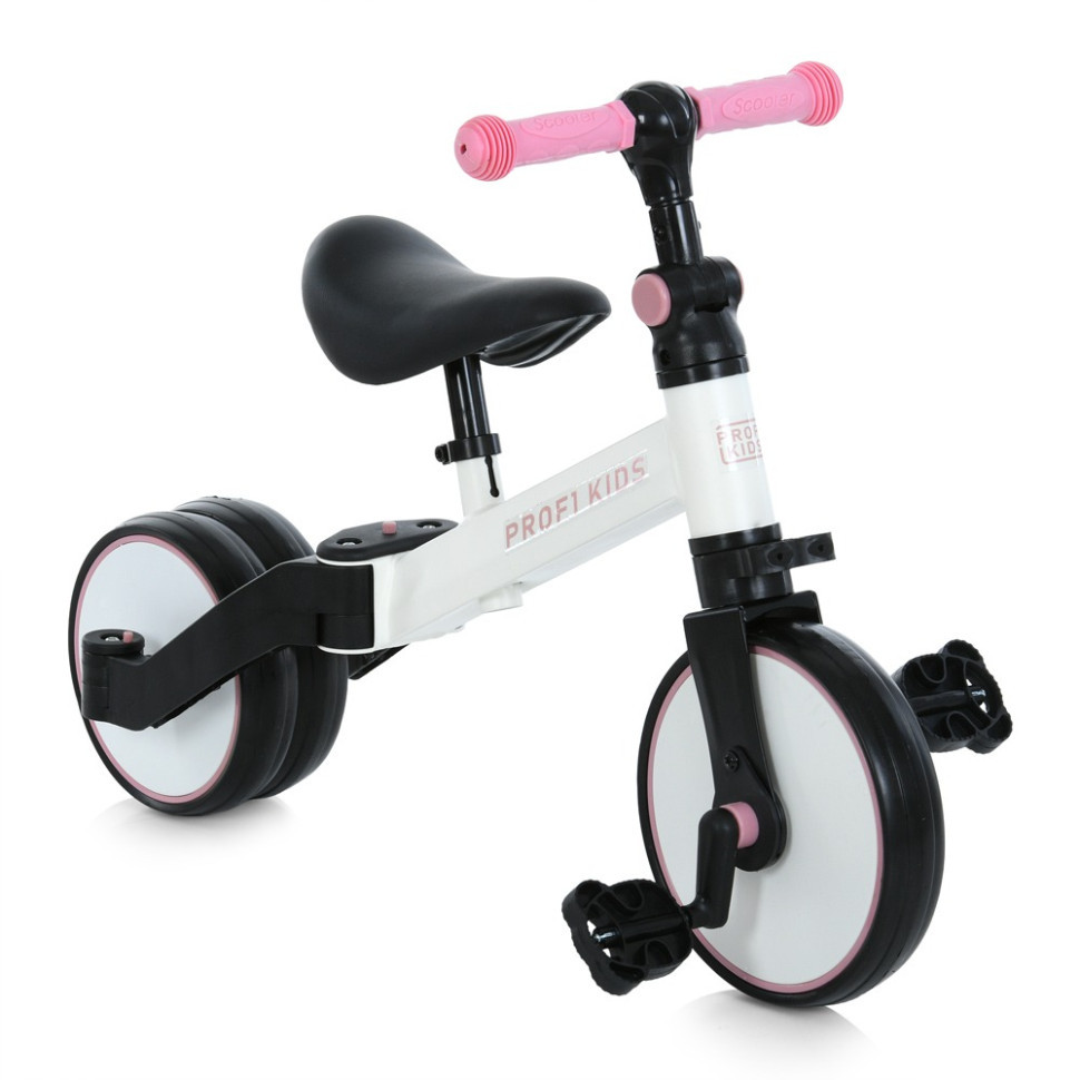 Детский велосипед-беговел MBB 1008 white pink 10 дюймов Винница - изображение 1