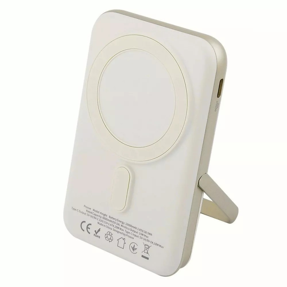 Універсальна мобільна батарея Proove Knight 20 W 10000 mAh Beige (PBGI20012214) ( Бежевий ) Харьков - изображение 1