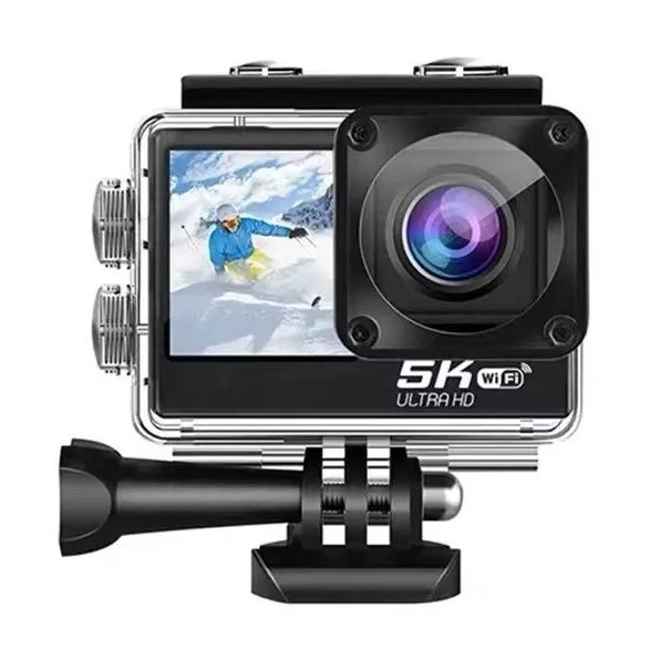 Портативная экшн камера F302AATR Full HD 5K Wi-Fi с пультом ДУ Винница - изображение 1