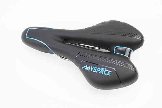 Сидіння MTB 270x160мм, чорно-синє MYSPACE Київ
