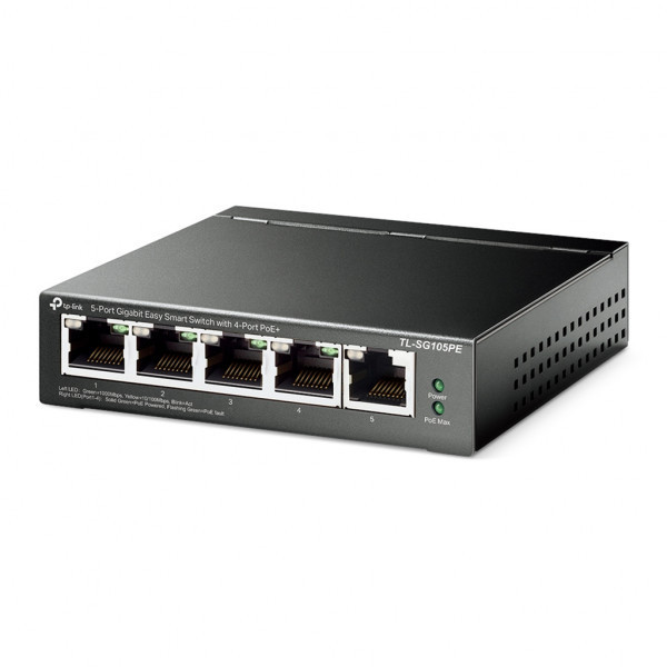 Комутатор TP-Link TL-SG105PE, 5 x 10/100/1000 RJ45, керований (TL-SG105PE) Киев - изображение 2
