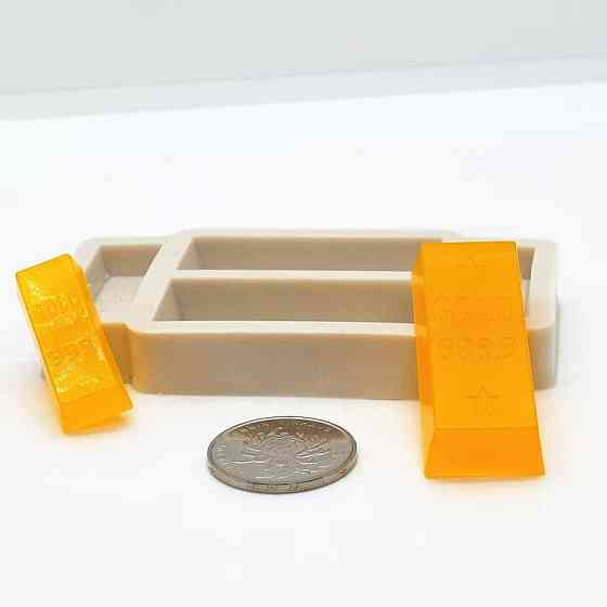 Молд Злитки золота 90 на 50 мм сірий Київ