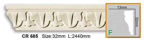 Молдинг полиуретановый с орнаментом Gaudi Decor CR 685 Flexi Днепр