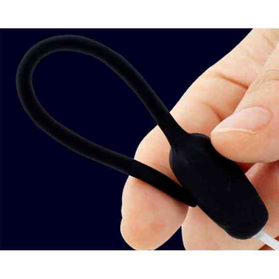 Уретральний катетер "Galaku" - 20 режимів вібрації - USB - Чорний Вінниця