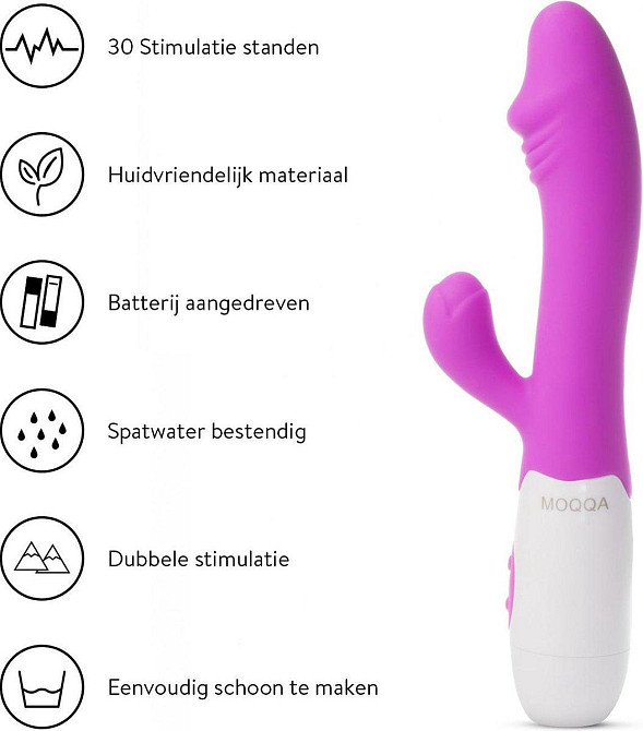 Вибратор MOQQA SKIPPER Tarzan для женщин - стимуляция клитора и точки G - розовый из Германии Днепр - изображение 7