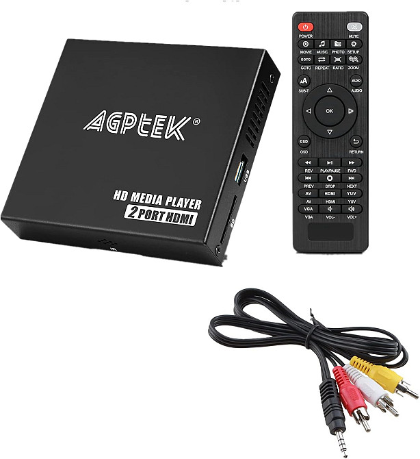 Медіаплеєр Agptek 2 PORT HDMI Луцьк - фото 1