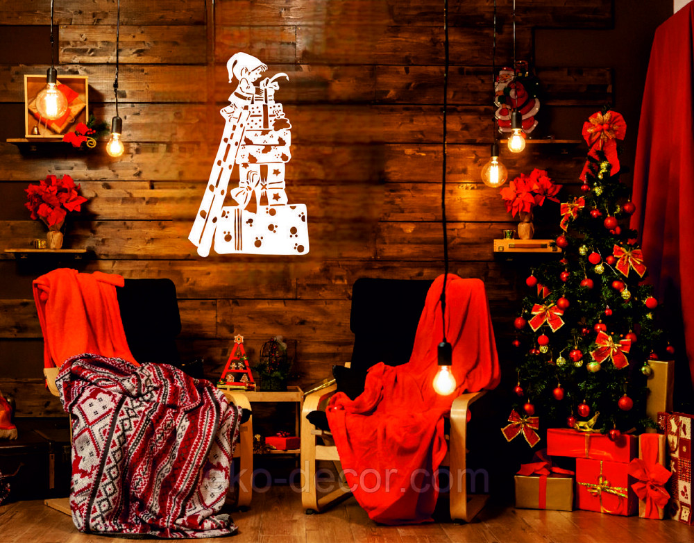 Декоративное настенное Панно «Ельф», Декор на стену 50*29 см, Белый Киев - изображение 3