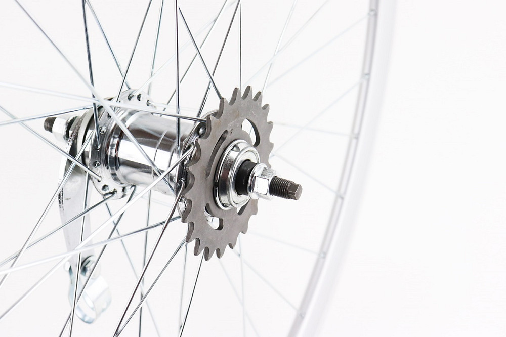 Колесо 28" заднє, обід "крапля" алюмінієвий, втулка ХВЗ VELOSTEEL (Чехія) 14Gх36H, крепл. гайка, сіре Київ - фото 3