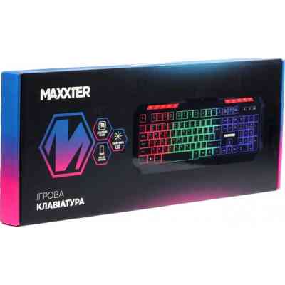 Клавиатура Maxxter KBG-UML-02B-UA USB UA Black (KBG-UML-02B-UA) Винница