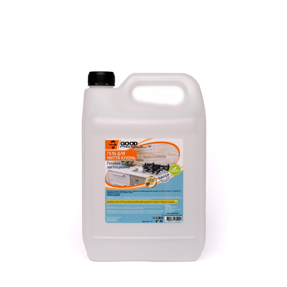 Антижир-гель для мытья кухонь Good Result 5 л (канистра) Павлоград - изображение 1