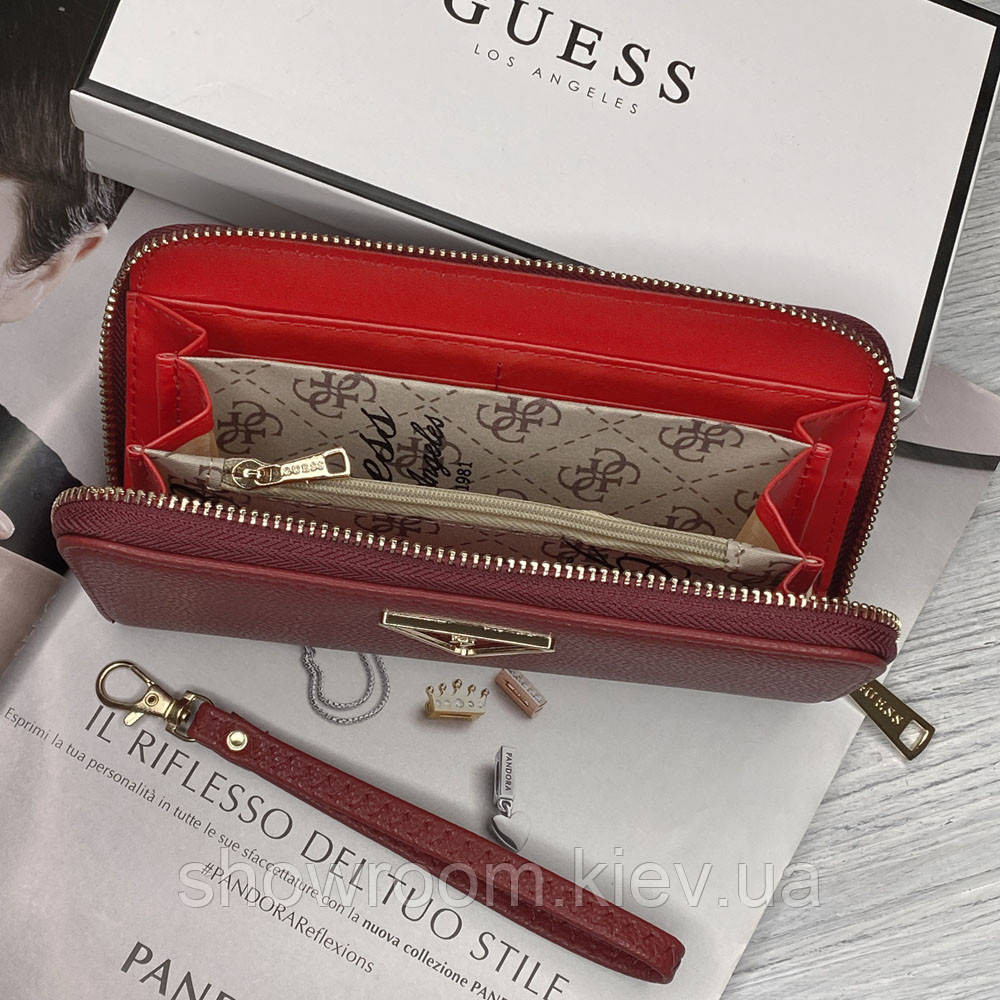 Жіночий гаманець на змійці (1211) червоний Київ - фото 3