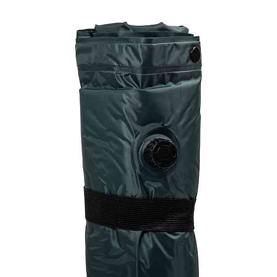 Надувний туристичний матрас з підголовником, 175х60 см, зелений Київ