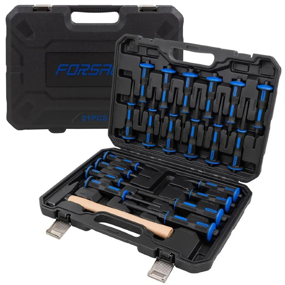 Набір зубил та виколоток 21пр. Forsage F-5211K Одеса - фото 1