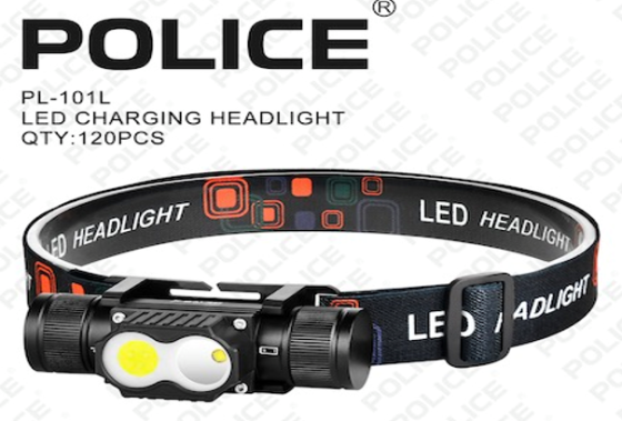 Налобний фонар PL-101L, 1х18650, ЗУ Type-C Дніпро