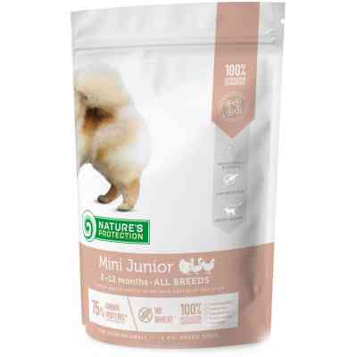 Сухой корм для собак Nature's Protection Mini Junior Small breeds 500 г (NPS45723) Винница