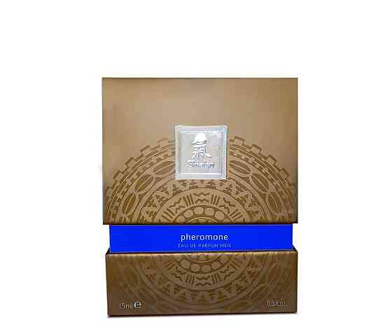 Духи з феромонами чоловічі SHIATSU Pheromone Fragrance men darkblue, 15 мл Sex Aura Київ