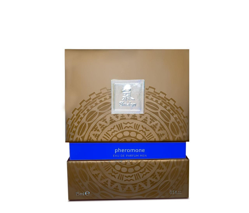 Духи з феромонами чоловічі SHIATSU Pheromone Fragrance men darkblue, 15 мл Sex Aura Київ - фото 5
