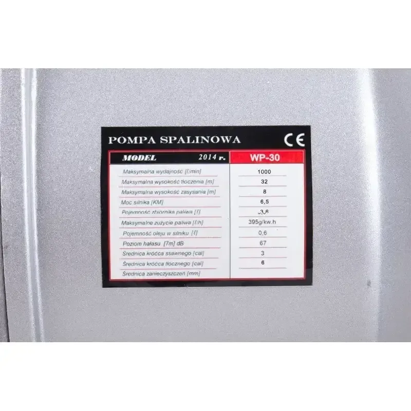 Мотопомпа бензиновая LEX WP-20 – надежная 6.5KM, Польша, 600 л/мин, 12 мес Львов - изображение 3
