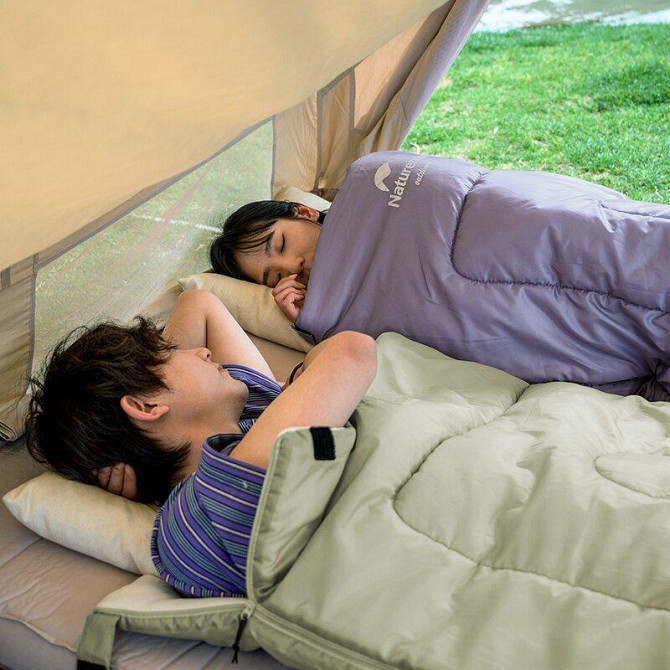 Спальник Naturehike H150 NH19S015-D, (18-25°C), p-р L, фіолетовий Київ - фото 3