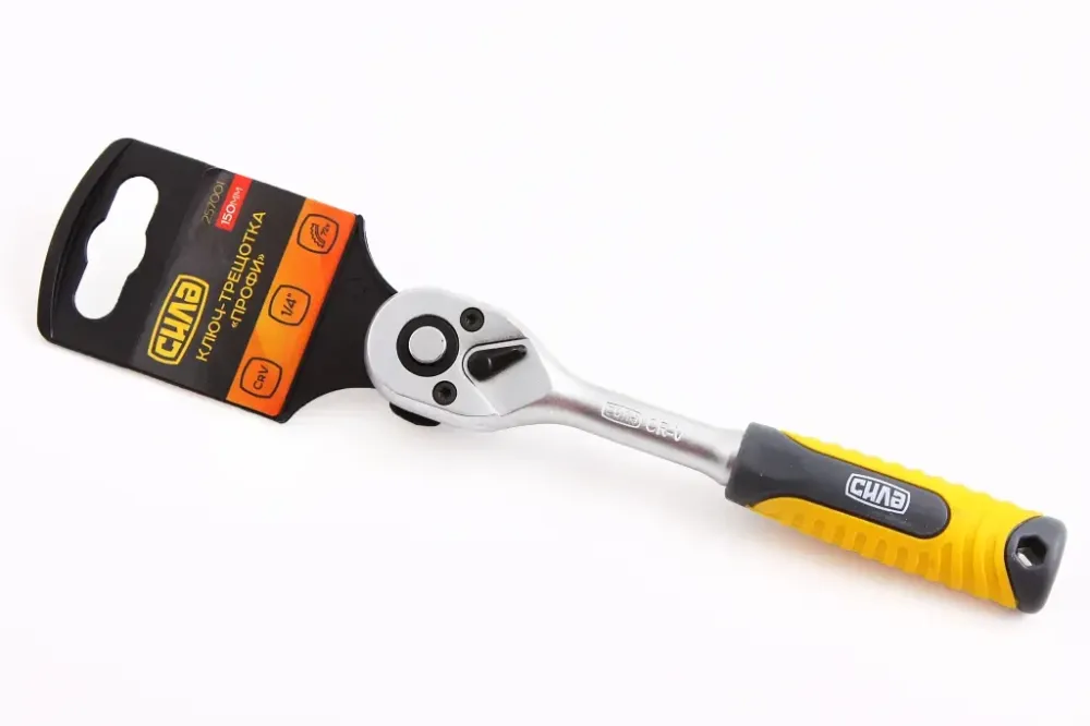 Ключ тертя 1/4 72 зуба Сила Вінниця - фото 1