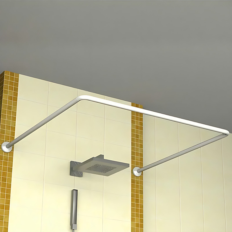 Штанга для шторки П-подібна універсальна Zerix CRS-U-90x90x90 90x90x90cm, 90x180cm, 270cm    ( 10482 ) Харків - фото 7