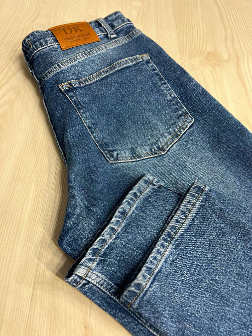 Джинси жіночі Dk-49 3564 MOM стрейчеві комфорт сині, синій, 40, 40, 78 см, 105 см Київ - фото 4