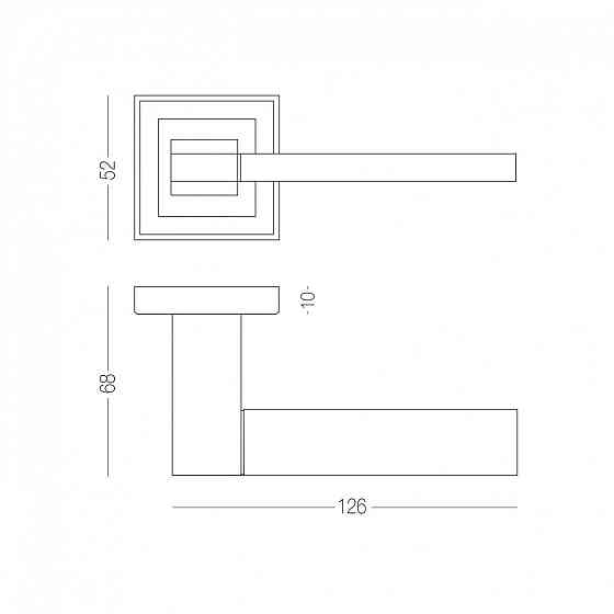 РУЧКА ДЛЯ ДВЕРЕЙ НА РОЗЕТЦІ GIRONA Киев