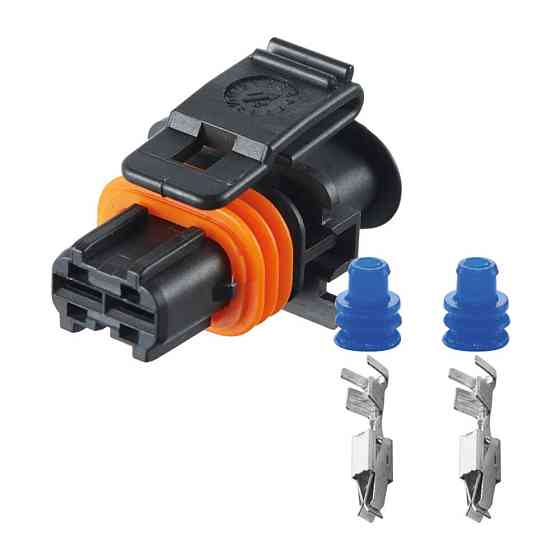 Роз'єм конектор 2-кон., Генератор, Топл, Форсунка, Датчики, 1928403137, 1928404072, Bosch Buick, Cadillac, Chevrolet, Daewoo Київ