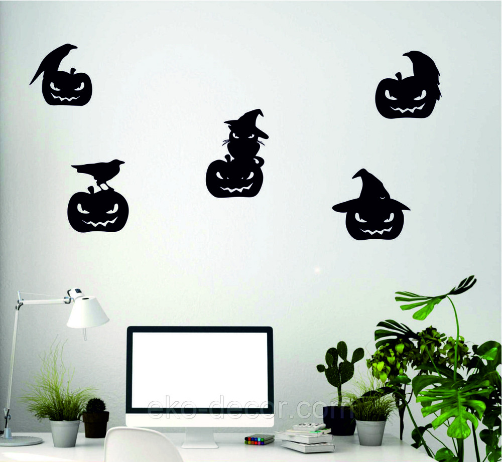 Декоративне настінне Панно «Хелловін - гарбуз», Декор на стену Київ - фото 10