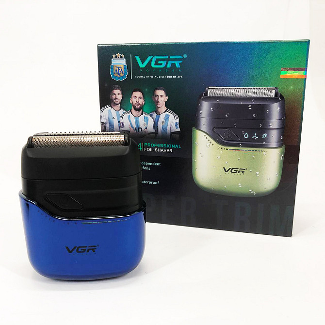 Електробритва VGR V-364 FU-799 BLUE шейвер Київ - фото 10