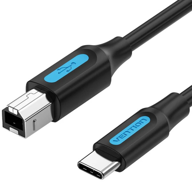 Кабель USB 2.0 Type-C M - USB BM, 2.0 м 2.4А Printer cable Vention Вінниця - фото 1