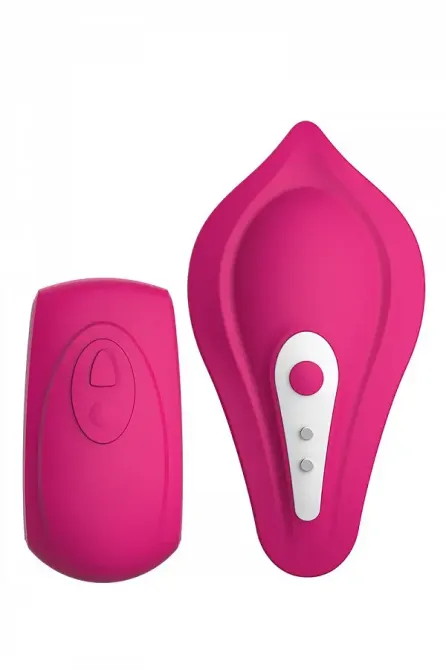 Вібратор у трусики Liebe Panty Vibe Recargable Cerise, нагрів до 39 °C, пульт, трусики в комплекті Львів - фото 2