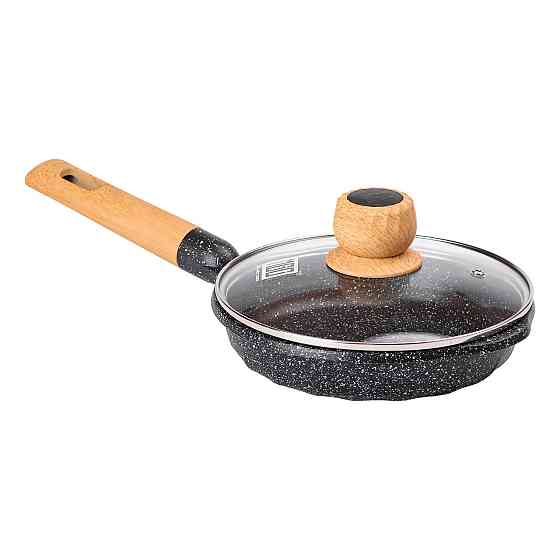 Алюминиевая сковорода Marble с антипригарным покрытием 1 литр Ø 20 см Black MGC HP-4-421B Киев